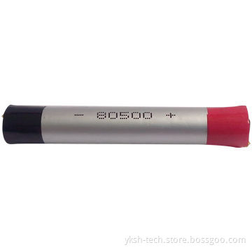 Soft Pack Lithium Polymer Battery, ICS80500 with 3.7V, 245mAh for Electronic Cigarettes